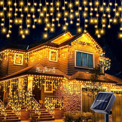 CASCADA DE LUCES SOLARES NAVIDEÑAS 7,5 M