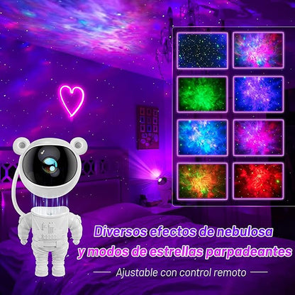 Proyector de cielo estrellado astronauta