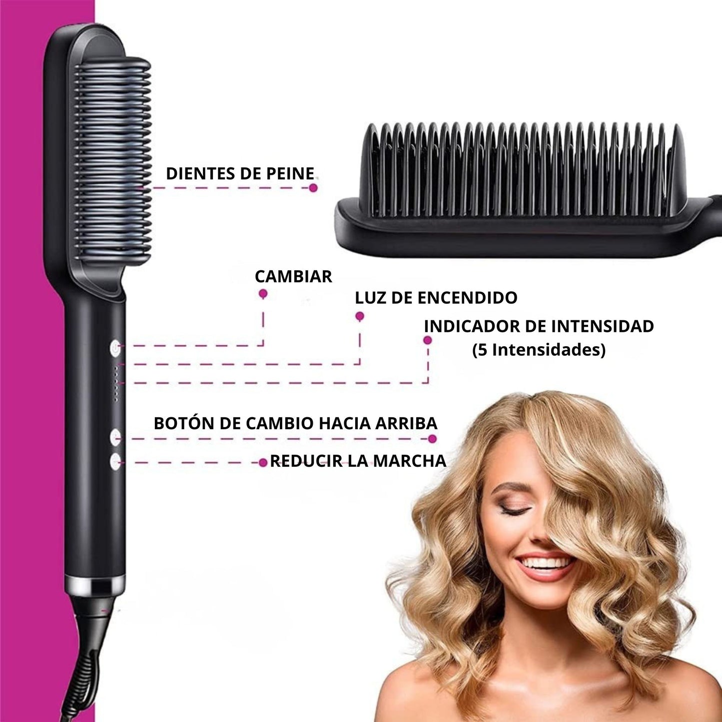 Cepillo Alisador de Pelo