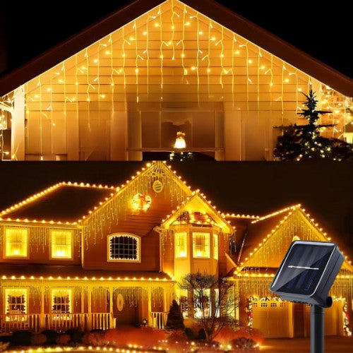 CASCADA DE LUCES SOLARES NAVIDEÑAS 7,5 M