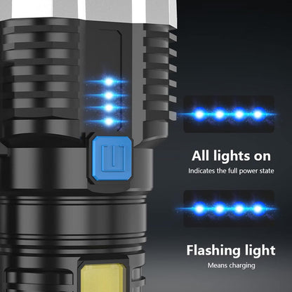 Linterna LED Recargable USB