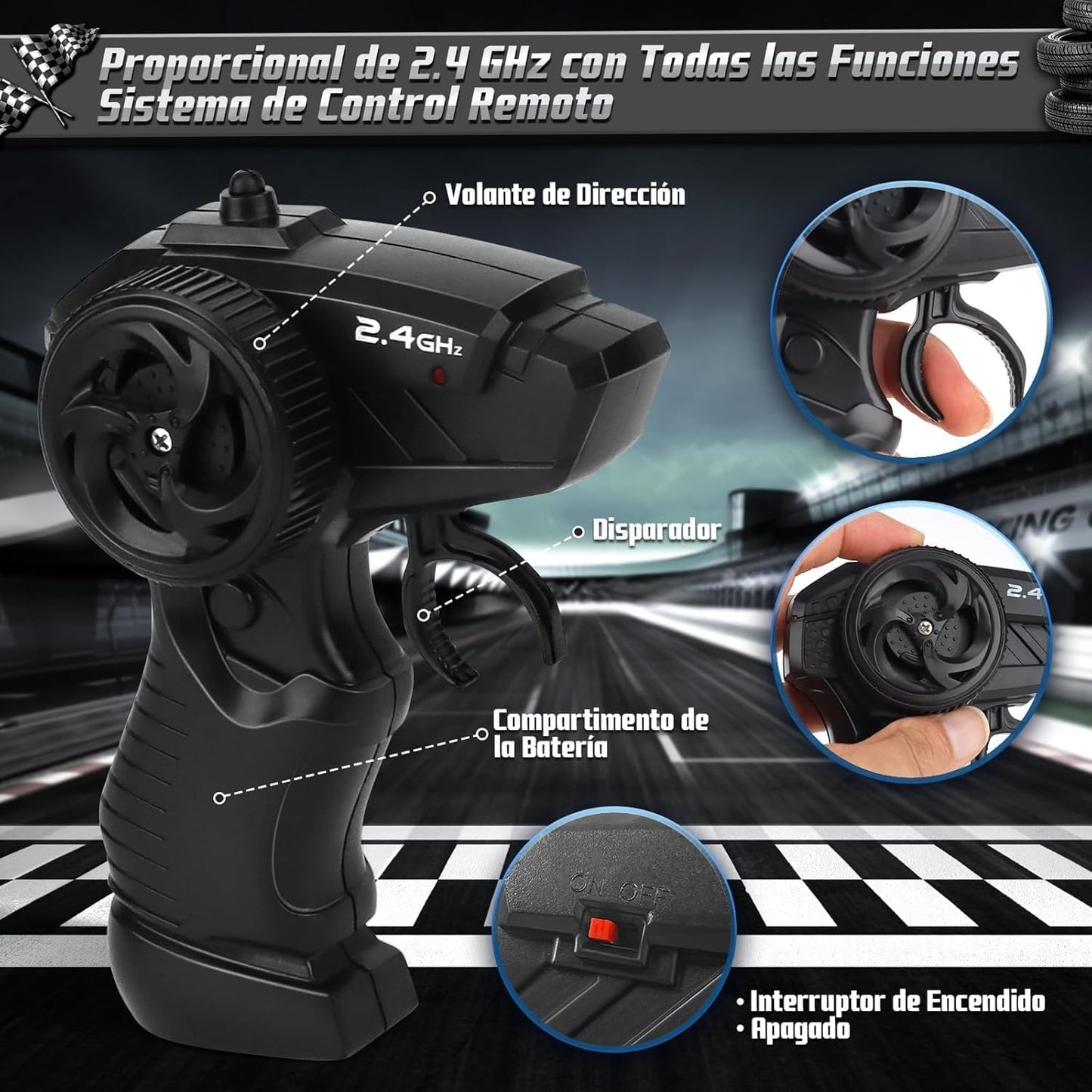 4WD Carro Control Remoto