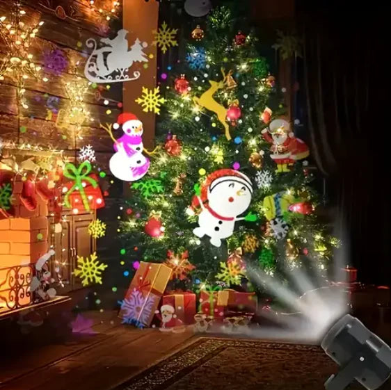 Proyector de luces de Navidad