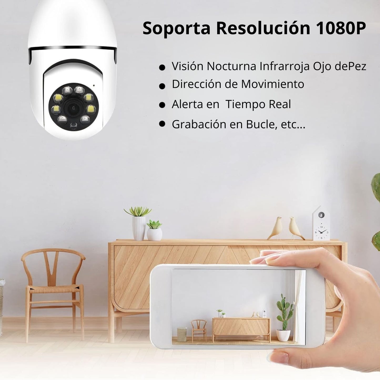 CAMARA DE SEGURIDAD Y SENSOR DE MOVIMIENTOS
