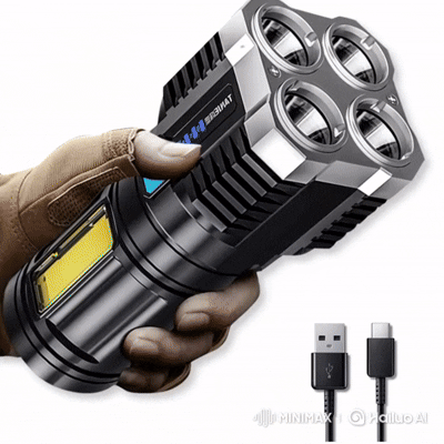 Linterna LED Recargable USB