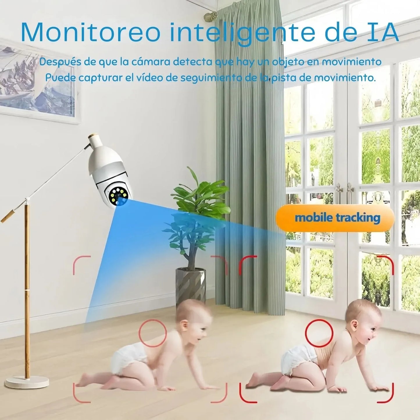 CAMARA DE SEGURIDAD Y SENSOR DE MOVIMIENTOS